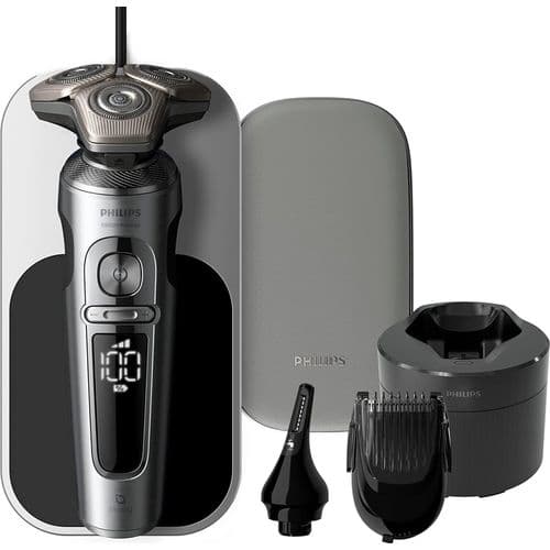 Philips Rasierer S9000 Prestige Nass- und Trockenrasierer für Herren mit SkinIQ-Technologie
